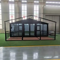 Appartement mobile de luxe moderne en conteneur 20FT 40FT, maison préfabriquée pliable