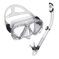 Ensemble de plongée en silicone avec lunettes étanches, palmes, sac de transport, équipement de plongée souple, matériel et accessoires de natation et de plongée