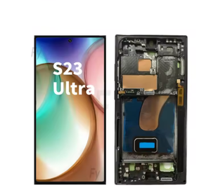 Écran LCD Amoled 6,8 pouces pour Samsung Galaxy S22 ULTRA S23 Ultra 5G <span class=keywords><strong>SM</strong></span>-S918 <span class=keywords><strong>S918B</strong></span> S24 ultra S928B S928U S928W LCD avec cadre - Product Image 1