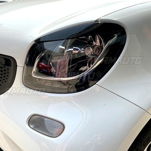 ชุดแต่งไฟหน้ารถยนต์ Mercedes Benz Smart 2014+  ฝาครอบไฟหน้า  คิ้วไฟหน้า  ของตกแต่งไฟหน้า  อุปกรณ์ตกแต่งรถยนต์ - Product Image 3