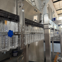 Machine industrielle de remplissage d'eau en bouteille haute performance, monobloc de rinçage, remplissage et bouchage pour usine d'eau potable 2000BPH