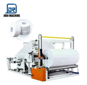 Otomatik etiket Jumbo kağıt rulo kesici eğme sarıcı kesme sarma dilme makinesi fiyat kağıt ürün yapma makine parkuru