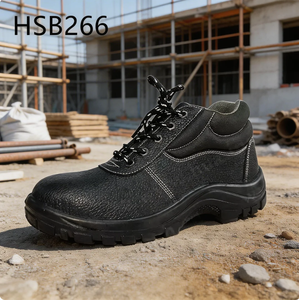 HY, Kenia - Botas <span class=keywords><strong>de</strong></span> Trabajo Negras Antipinchazos para Reparadores <span class=keywords><strong>de</strong></span> Carreteras, Industria Pesada, Anticorrosión, Suela <span class=keywords><strong>de</strong></span> PU/PU, Zapatos <span class=keywords><strong>de</strong></span> Seguridad S3 HSB266 - Product Image 2