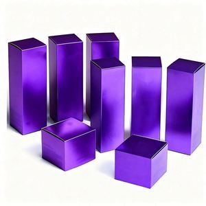 Factory Price Custom Logo Eco-Friendly High-End Waterproof Recyclable Matte Folding Paper Square <b>Gift</b> Candle <b>Box</b> Matt Lamination - Product Image 2