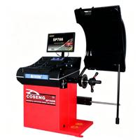 Équilibreuse de roues à lévitation magnétique SP766N, 512 positions, technologie laser visuelle, saisie automatique des données, machine d'équilibrage des pneus de voiture, 220V, 1g