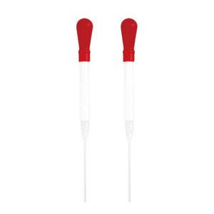 Tube capillaire de prélèvement sanguin en verre jetable Degao avec tête en caoutchouc rouge, pipette de transfert de laboratoire - Product Image 4