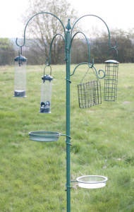Heavy Duty automatico eco-friendly portatile esterno ferro Multi attrae uccello stazione di alimentazione con asta di alimentazione per uccelli - Product Image 6