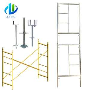 portable mobile scaffold scissor and stair telescopic ladder mobile lock pin frame for scaffold h-frame scaffold set