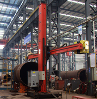 Machine à souder à l'arc industrielle lourde, manipulateur de soudage transversal, équipement de bras de colonne de soudage