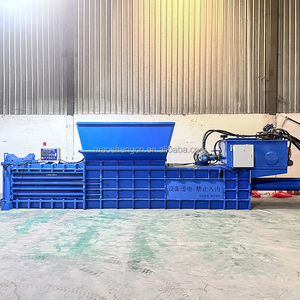 Lớn ngang nén Baler nhà máy bán hàng trực tiếp giá rẻ giá thủy lực Baler cho giấy và vải cũ - Product Image 1