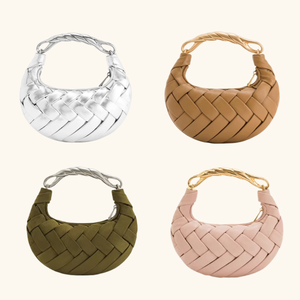 Envío Rápido, Bolso Tipo Nido de Pájaro Ligero, Impermeable, Sin Presión, Bolsos de Diseño para Mujer, Casuales, Metálicos, de Lujo - Product Image 1