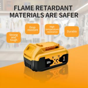 Premium Dewalt 5Ah Batterie 20V/18V für Elektro werkzeuge, Überlast-und Kurzschluss schutz, verlängerte Laufzeit, direkter Werks preis - Product Image 5