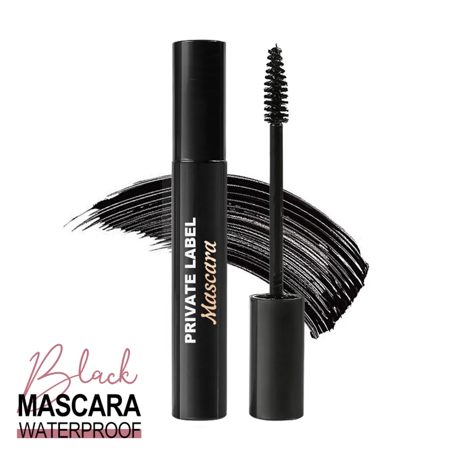 Neues Design leere Mascara-Röhren mit Bürste und wasserdichter Mascara Eigenmarke