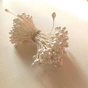 Fournitures <span class=keywords><strong>de</strong></span> <span class=keywords><strong>fleuriste</strong></span> étamines <span class=keywords><strong>de</strong></span> fleurs artificielles en perles blanches <span class=keywords><strong>de</strong></span> bonne qualité pour l'artisanat <span class=keywords><strong>de</strong></span> fleurs et couronnes - Product Image 3