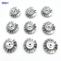 Suku Cadang Impeler Mesin CNC, Suku Cadang Impeler Mesin Cnc, Presisi Tinggi, 5 Poros, Penggilingan Cnc, 7075, Aluminium, CNC
