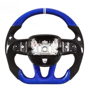Éclairage, Volant en fibre de carbone personnalisé avec logo brodé, Chargeur Challenger Hellcat Durango <span class=keywords><strong>SRT</strong></span> - Product Image 3