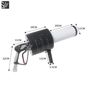 Pistolet à fumée à effets spéciaux pour scène, machine à jet manuel, projecteur LED RGB, pistolet à fumée CO2 pour mariage, événement, spectacle disco - Product Image 2