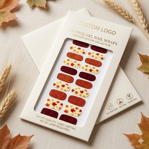 Prêts à expédier – Bandes de vernis à ongles en gel sans UV, achat en gros, sans lampe UV, imperméables, auto-adhésives, bandes de vernis gel véritable pour détaillants - Product Image 1