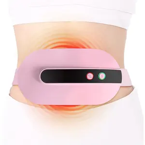 Portable Menstrual Wireless Heating Pads Massager Period Pain Relief Massage Rechargeable Electric Heating Pad