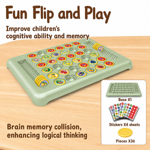 Jeu de société interactif multijoueur de combat éducatif pour enfants, jeu de mémoire à bascule, jeu d'élimination, produit phare - Product Image 3
