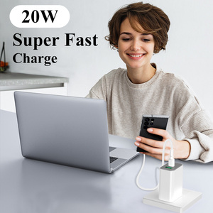 <span class=keywords><strong>Cargador</strong></span> rápido portátil compacto TKT <span class=keywords><strong>de</strong></span> <span class=keywords><strong>20W</strong></span> PD con doble puerto, <span class=keywords><strong>adaptador</strong></span> <span class=keywords><strong>de</strong></span> <span class=keywords><strong>corriente</strong></span> <span class=keywords><strong>de</strong></span> pared, <span class=keywords><strong>USB</strong></span> <span class=keywords><strong>C</strong></span>, <span class=keywords><strong>USB</strong></span> A, bloque <span class=keywords><strong>de</strong></span> alimentación, enchufe <span class=keywords><strong>de</strong></span> viaje - Product Image 6