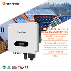 Onduleur à onde sinusoïdale pure GreenPower IP66 6kw 8kw 10kw 12kw 15kw 17kw 20kw 23kw 25kw 28kw 30kw pour système solaire raccordé au réseau - Product Image 1