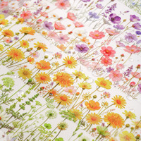 1 Rol Pita Dekorasi DIY Motif Bunga Seri Yefang