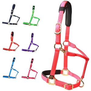 HE5600 Nuevo Halter para Caballo de PVC de Alta Resistencia con Bocado de Acero Inoxidable Extraíble, Multicolor, Duradero para Montar - Product Image 1