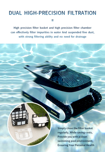 Aspirateur mural sans fil EU pour piscine, robot nettoyeur automatique - Product Image 4