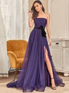 Robes de <span class=keywords><strong>soirée</strong></span> élégantes en dentelle de Tulle, vente en gros, personnalisées, grande taille pour femmes, <span class=keywords><strong>robe</strong></span> de bal luxueuse et luxueuse - Product Image 4