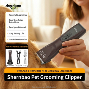 Tondeuse à poils pour animaux Shernbao Série A5 de luxe PGC-901 Moteur haute puissance ergonomique pour le toilettage professionnel des animaux - Product Image 2