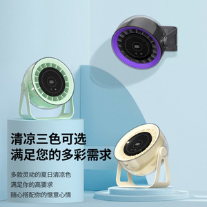 Mini ventilateur de bureau USB, 100 niveaux de vitesse, refroidissement silencieux et portable pour le bureau et la maison - Product Image 1