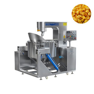 เครื่องทำป๊อปคอร์น<span class=keywords><strong>คารา</strong></span><span class=keywords><strong>เมล</strong></span>สแตนเลสแบบอัตโนมัติสำหรับอุตสาหกรรม พร้อมระบบปล่อยขนมขบเคี้ยวแบบใช้น้ำมัน - Product Image 4