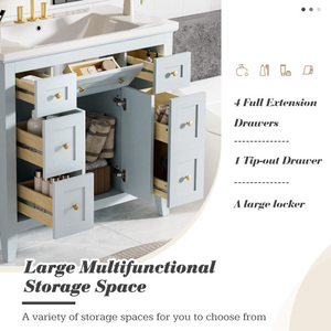 Nueva innovación muebles de sala de estar baño vanidades gabinete baño con precio al por mayor otros muebles de baño - Product Image 6