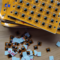 Carte de contrôle d'accès flexible CK Mini Tag 5 mm, étanche, NFC 13,56 MHz, résistante aux hautes températures, en matériau FPC, puces 213/215/216