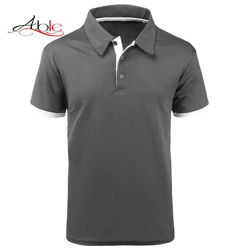 Empresa de Roupas Roupas de Trabalho T-Shirt de Algodão Camisas Polo Masculinas Kaos Pria Derramar Hommes Polo Golfe Mens Camiseta Em Branco