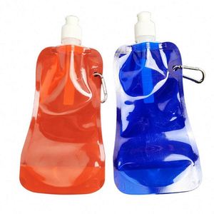 Bolsa de Plástico Plegable para Botella de Agua, Personalizada, de 480/500 ml, Portátil, Reutilizable, para Bebidas Deportivas, Disponible en Stock del Fabricante - Product Image 6