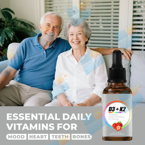 قطرات فيتامين د3 وك2 السائلة عالية الجودة OEM/ODM/OBM لدعم العظام والجهاز ومستويات الطاقة - Product Image 6