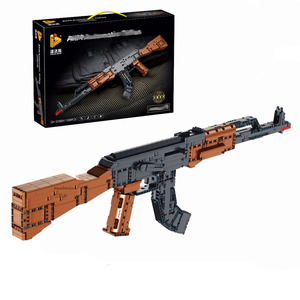 Panlos Brick Gun: Blocchi da Costruzione, Modellino Assemblabile, Giocattolo Educativo STEM, Kit <span class=keywords><strong>Puzzle</strong></span> da Assemblare, Gioco di Imitazione, Regalo per Bambini - Product Image 4