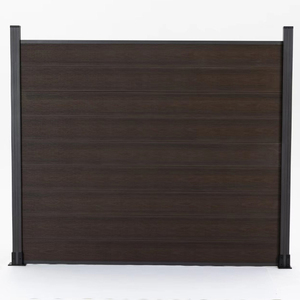 Nhà Máy Giá CE chứng nhận hợp chất vườn tấm trang trí sân vườn nhỏ sân sau boong riêng tư không đào ngoài trời WPC tường hàng rào - Product Image 3