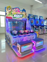 Jeu d'arcade de tir à l'eau à pièces Rescue Shooting Water Video Game Machine FEC