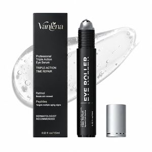 Suero en Roll-on para el Contorno de Ojos con Cafeína y Retinol, Vegano, Refrescante, Masajeador, Aclara las Ojeras y las Líneas Finas, 0.52 fl oz, OEM/ODM - Product Image 1