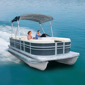 19英尺最佳全新豪华盐水定制小型铝制钓鱼和巡航浮桥船