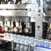 Machine de remplissage entièrement automatique pour boissons en conserve en aluminium, avec structure rotative de haute précision, pour boissons gazeuses et eau