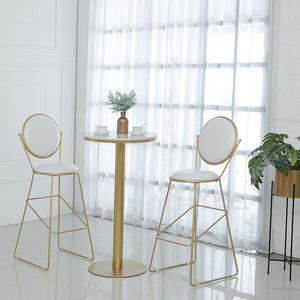 <span class=keywords><strong>Table</strong></span> de bar en marbre de style minimaliste moderne, <span class=keywords><strong>pour</strong></span> <span class=keywords><strong>balcon</strong></span> contre le mur, ensemble <span class=keywords><strong>table</strong></span>, jambes longues et étroites, chaise - Product Image 4