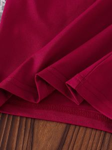 Completo Estivo per Ragazze: T-Shirt a Maniche Corte con Fiocco Rosso e Pantaloni in Cotone Stampato - Product Image 6