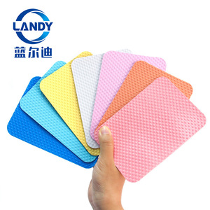Landy Pvc Mesh Mat Rectangular Colorful Water Park Flooring Material - Product Image 1