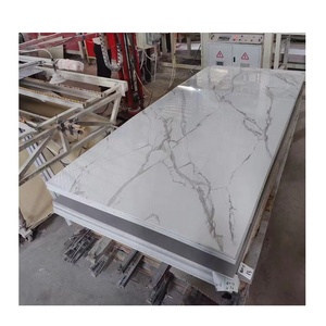 Nueva Placa de Mármol de PVC de Alta Densidad, Lámina de Mármol con Recubrimiento UV, Panel de Pared de Piedra <span class=keywords><strong>Artificial</strong></span> y Plástico - Product Image 3