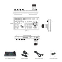 Controlador de PTZ FEELWORLD KBC20, Teclado con Soporte PoE, Construcción Metálica Resistente al Desgaste, Logotipo Personalizado para Transmisión en Vivo