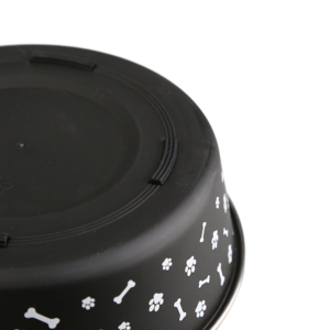 Gamelle pour chien en acier inoxydable durable Kind SS003512 avec base en plastique, impression par transfert thermique, style moderne - Product Image 5